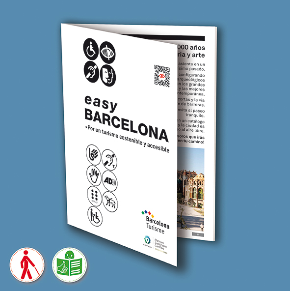 Fulletó Easy BARCELONA<br />
Publicació de 16 pàgines.</p>
<p>En la seva versió impresa, incorpora tota la Informació<br />
en Sistema Braille.